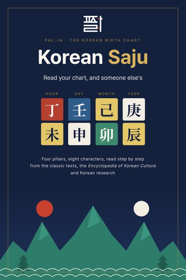 Korean Saju: Read Your Chart, and Someone Else's